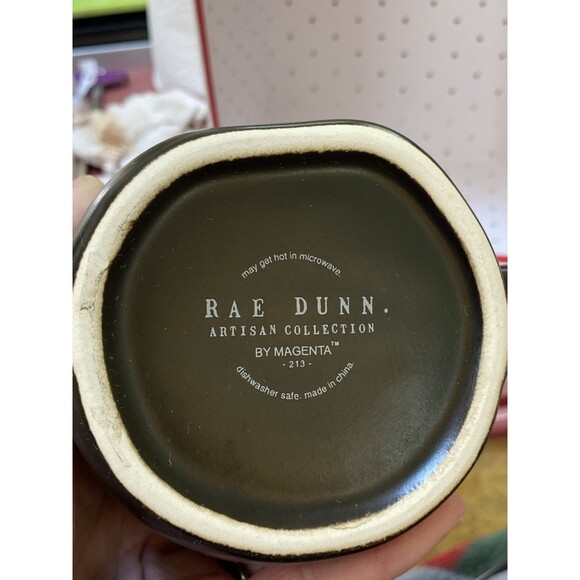 Rae Dunn Artisan Collection HAPPY HAUNTING Black Mug Double Sided Halloween - Picture 6 of 7